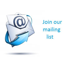 Join our Mailing List